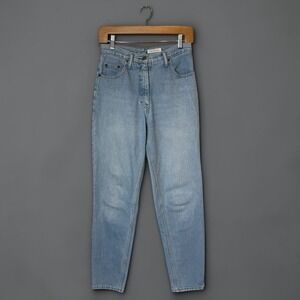 Ann Taylor Vintage High Rise Mom Jeans Tapered Straight Leg 90s Ribcage size 6L
